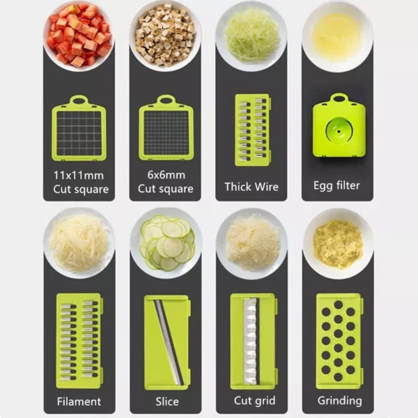 Multifunctional Vegetable Cutter & Chopper Slicer - Image 2