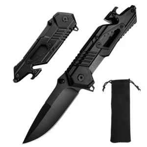 7.9" Spring-Assisted Tactical Folding Pocket Knife – EDC Blade Tool