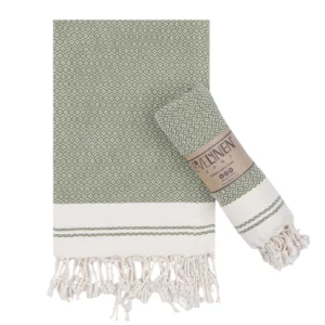 Turkish Hand Towels for Bathroom & Kitchen – Decorative Towel Set