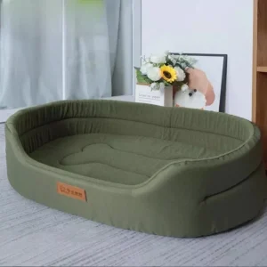 Fluffy Sofa-Style Pet Bed – Cushion Blanket for Medium & Large Dogs