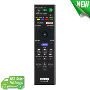RMT-VB310U Replacement Remote for Sony Blu-ray Players – Compatible with RMT-VB310E, UBP-X800, UBP-X800B