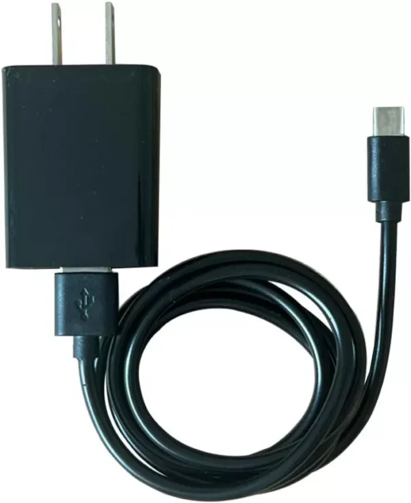 USB-C Charging Cable for Rechargeable TV Remotes – Replacement Power Cord (Black)