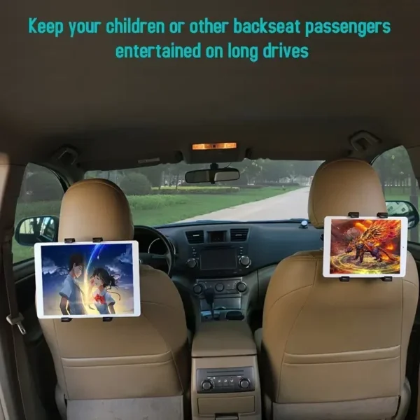 Rear Seat Tablet Holder – Car Entertainment Mount - Image 2