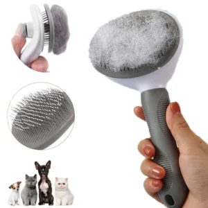 Pet Hair Remover Brush – Grooming Comb for Dogs & Cats