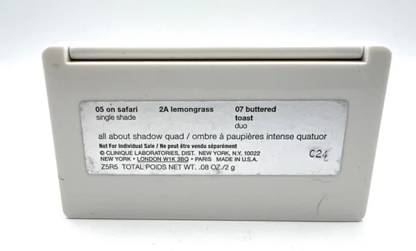 All About Shadow Quad – On Safari / Lemongrass / Buttered Toast - Image 2